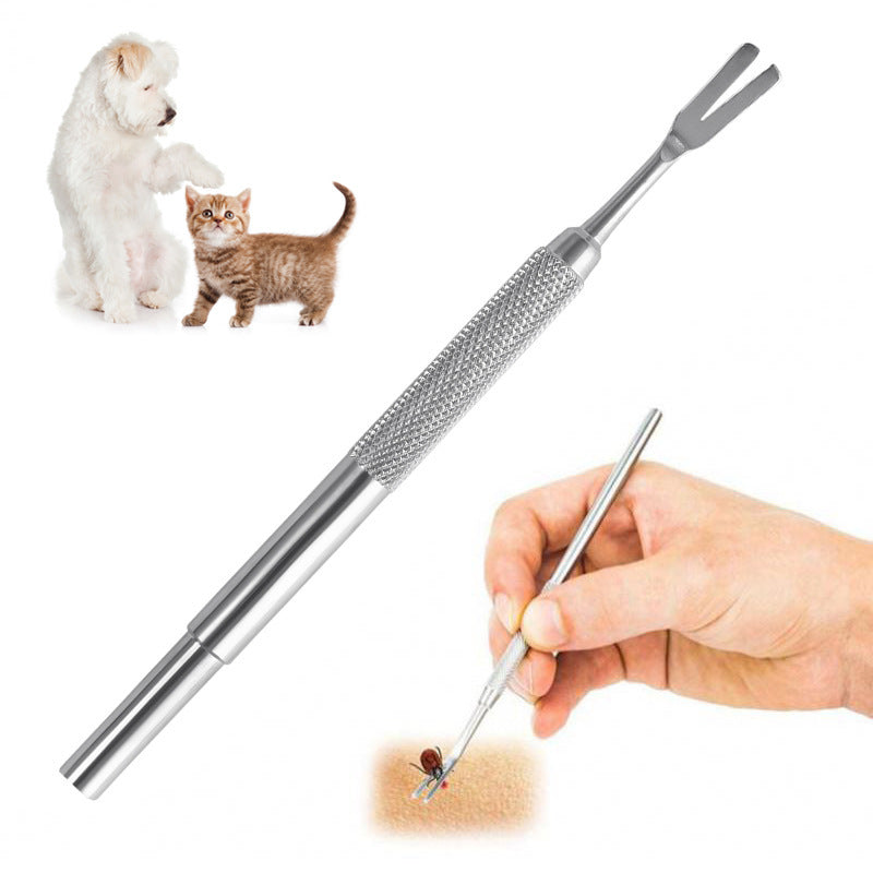 Premium Quality Stainless Steel Tick Removal Tool for Pets