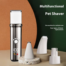 Electric Pet Shaver 4-in-1 Set Digital Display Washing Scissors