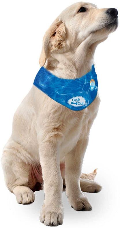 Non-Irritating and Lightweight Ice Cooling Dog Bandana for Pets