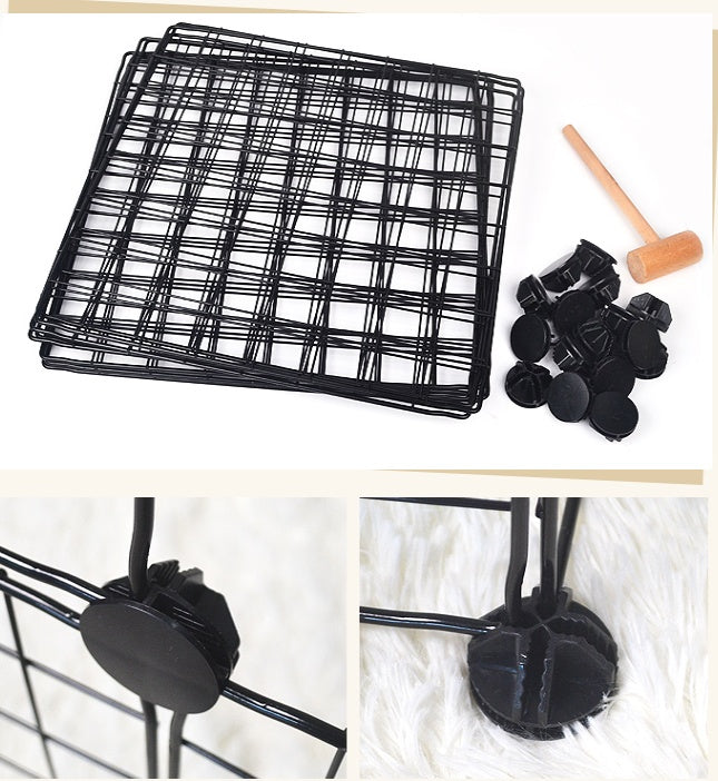 Pet Dog Black Fence