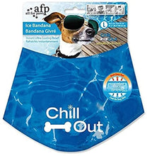Chill Out Blue Neck Cooler Cooling Bandana for Large Pets