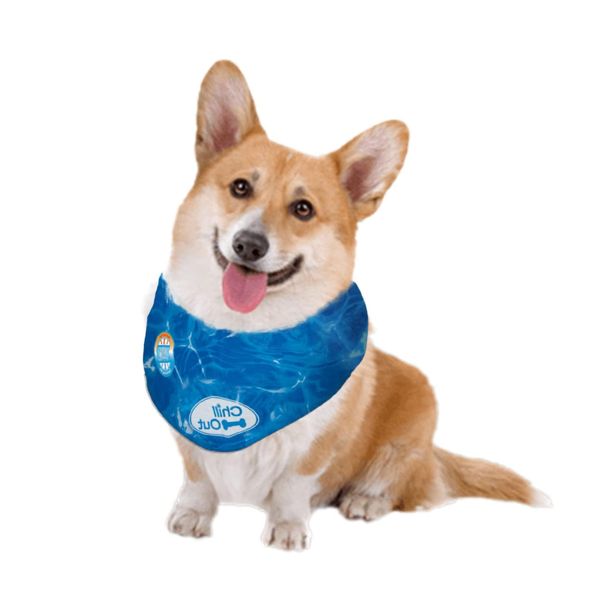 Non-Irritating and Lightweight Ice Cooling Dog Bandana for Pets