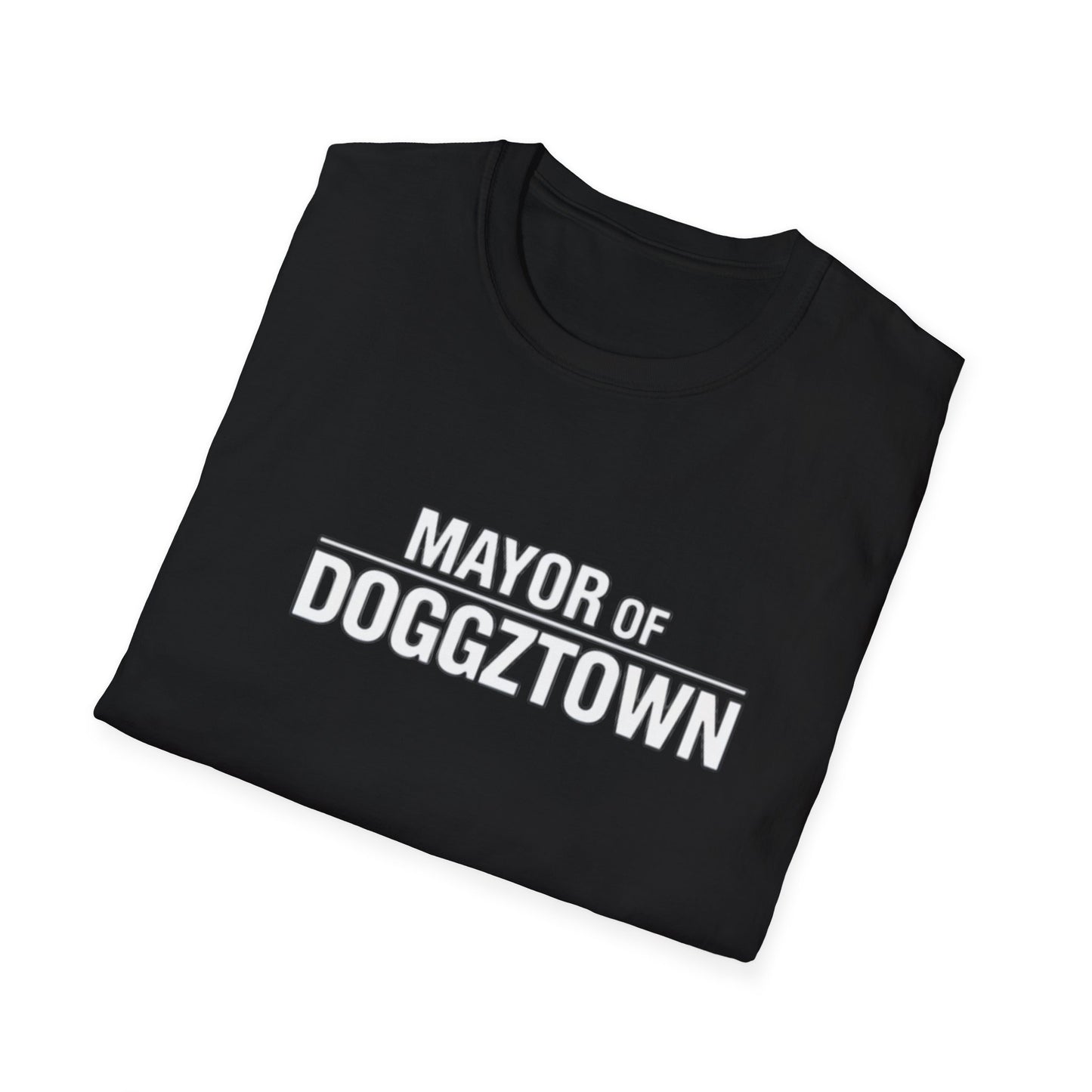 Mayor of Doggztown Funny Dog Lover Tee