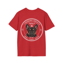 Frenchie Society T-Shirt — Red Minimalist Dog Lover Tee