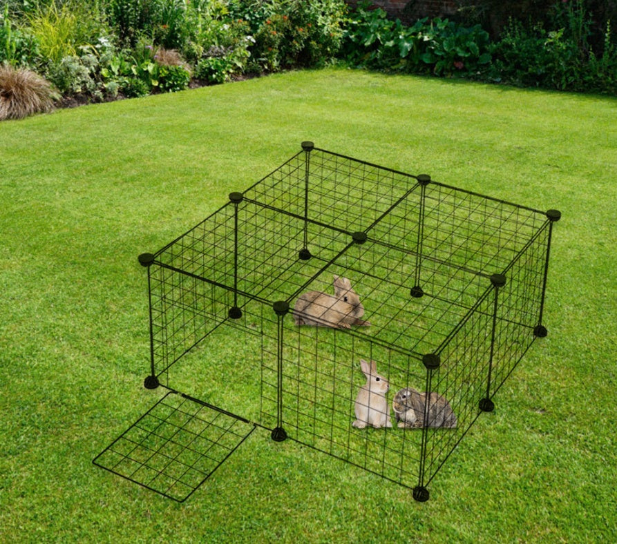 Pet Dog Black Fence