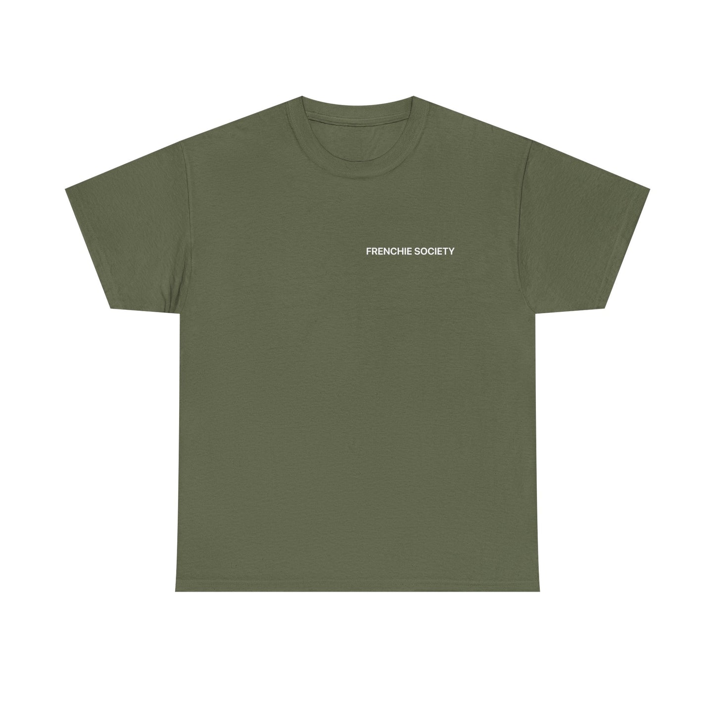 Frenchie Society Green T-Shirt Dog Lover Tee
