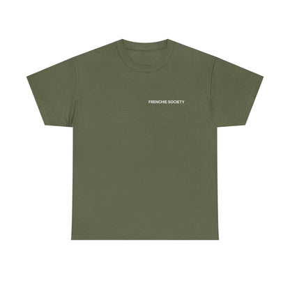 Frenchie Society Green T-Shirt Dog Lover Tee