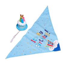 Creative Printing Dog Triangular Binder Birthday  Towel Accessories
