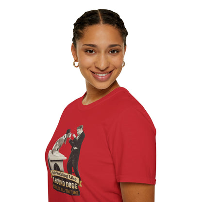 T-Shirt — 'Ain't Nothing Like a Hound Dogg' Vintage Elvis-Inspired Graphic Tee