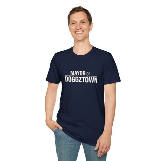 Mayor of Doggztown Funny Dog Lover Tee