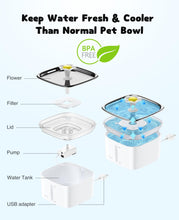 Veken Innovation Award Winner 95oz/2.8L Pet Fountain