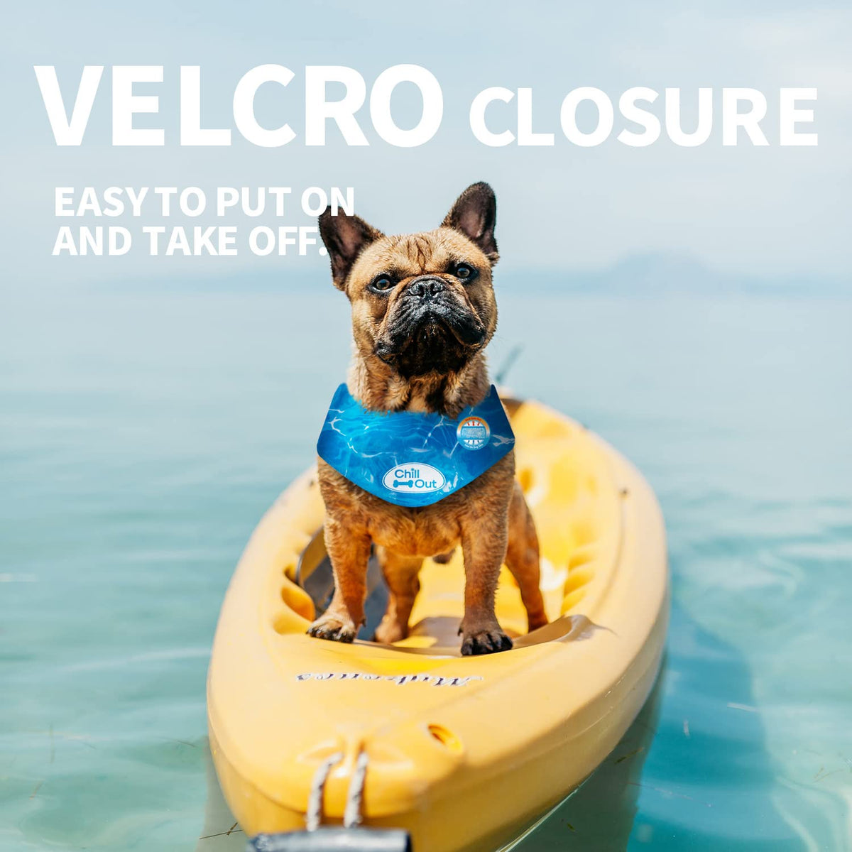 Non-Irritating and Lightweight Ice Cooling Dog Bandana for Pets