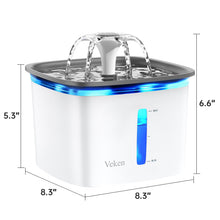Veken Innovation Award Winner 95oz/2.8L Pet Fountain
