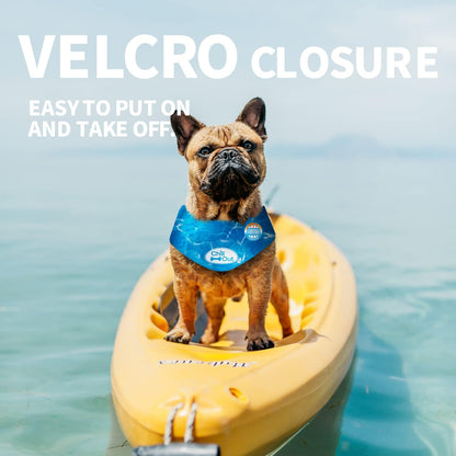Non-Irritating and Lightweight Ice Cooling Dog Bandana for Pets