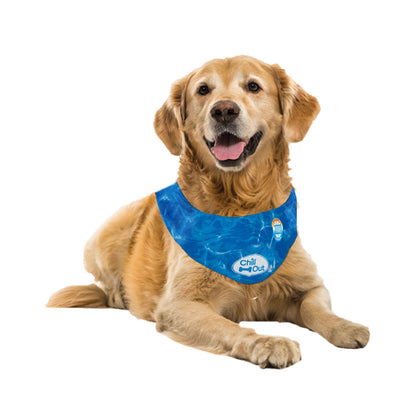 Non-Irritating and Lightweight Ice Cooling Dog Bandana for Pets