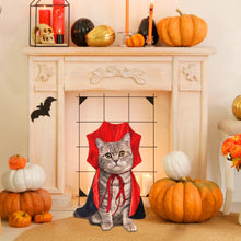 Halloween Pet Cape Costume – Vampire/Wizard/Witch Outfit