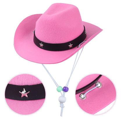 Durable and Lightweight Printed Head Bandana Cowboy Outfit for Dogs