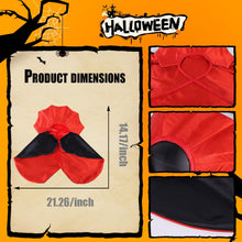Halloween Pet Cape Costume – Vampire/Wizard/Witch Outfit