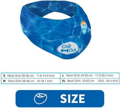 Non-Irritating and Lightweight Ice Cooling Dog Bandana for Pets