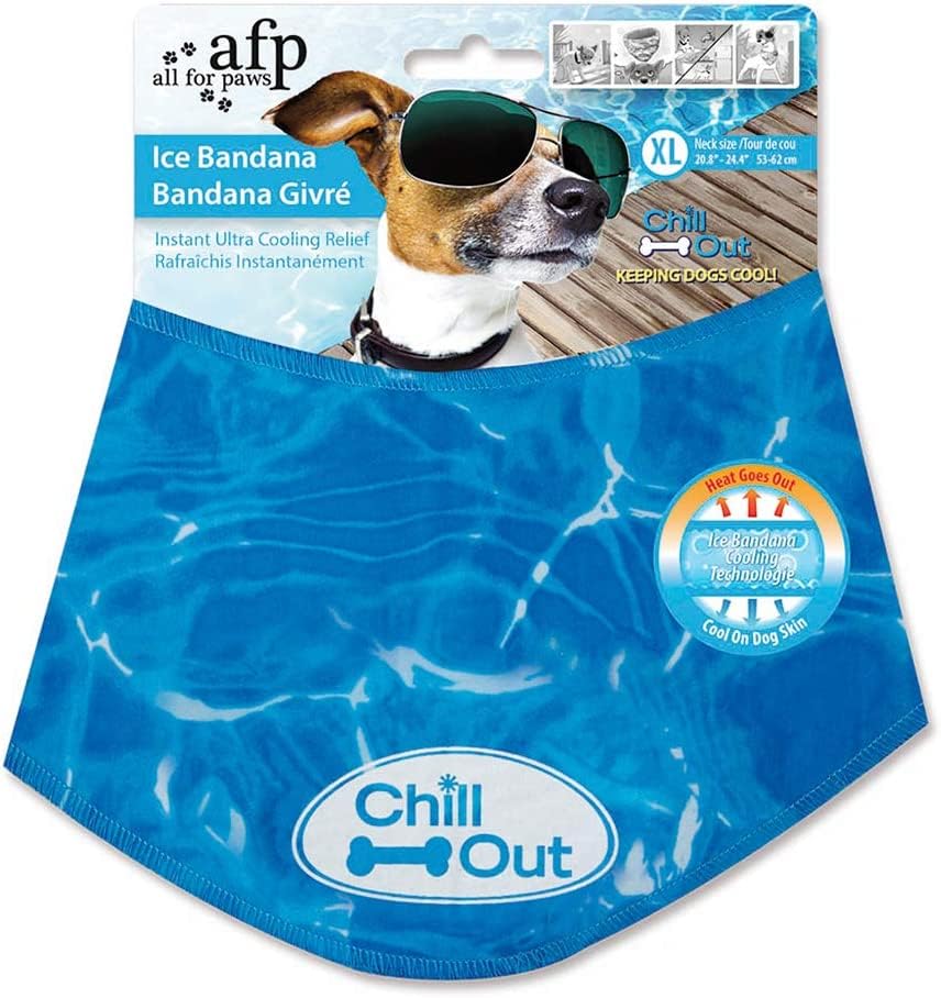 Non-Irritating and Lightweight Ice Cooling Dog Bandana for Pets
