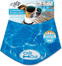 Chill Out Blue Neck Cooler Cooling Bandana for Large Pets