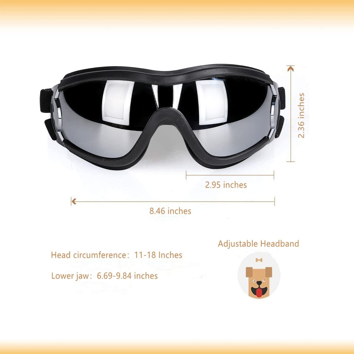 NVTED UV Wind Dust Dog Sunglasses Dog Goggles
