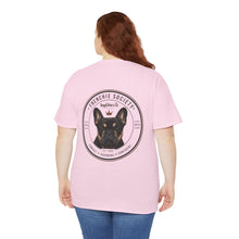Frenchie Society T-Shirt — Yellow & Pink Dog Lover Tee