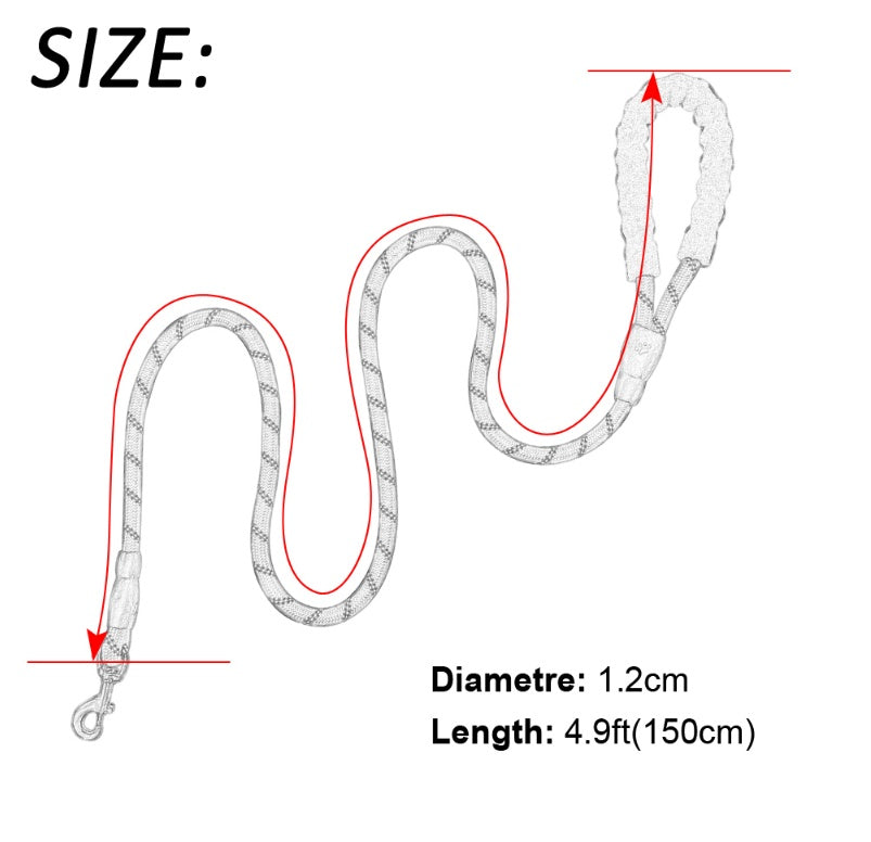 Reflective Dog Leash Nylon Pet Dog Rope