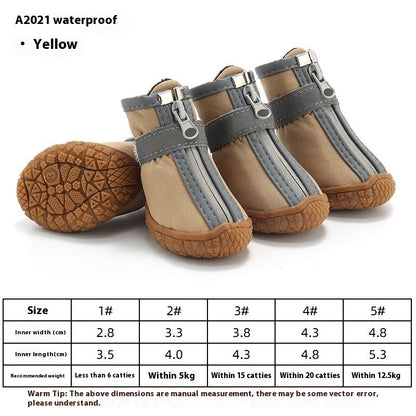 Wear-resistant Breathable Dog Shoes