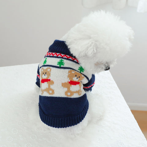 Fashion Pet Dog Warm Forest Bear Sweater