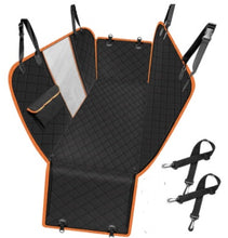 Car Back Seat Pet Mat With Zipper And Pocket For Travel