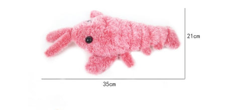 USB Charging Simulation Lobster Funny Dog Plush Toys