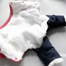 Dog Clothes Cotton-padded Coat Four-leg Fleece-lined