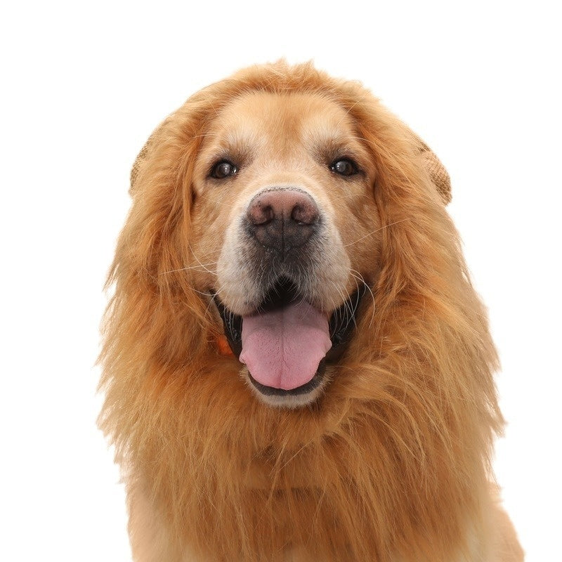 Pet Supplies Dog Wig Lion Head Cover