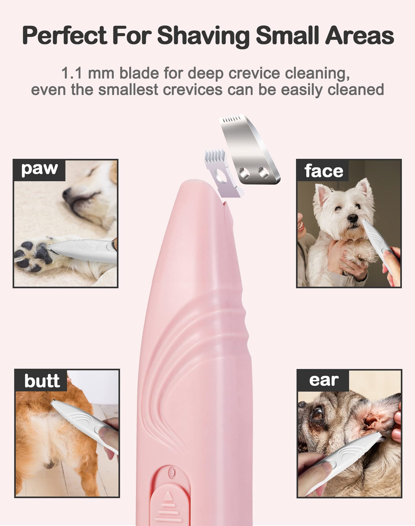 Best Quality Cordless Electric Paw Trimmer for Safe Pet Grooming