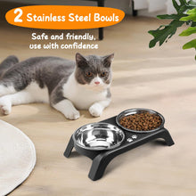 Elevated Dog Bowls with Adjustable Stand