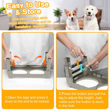 Elevated Dog Bowls with Adjustable Stand