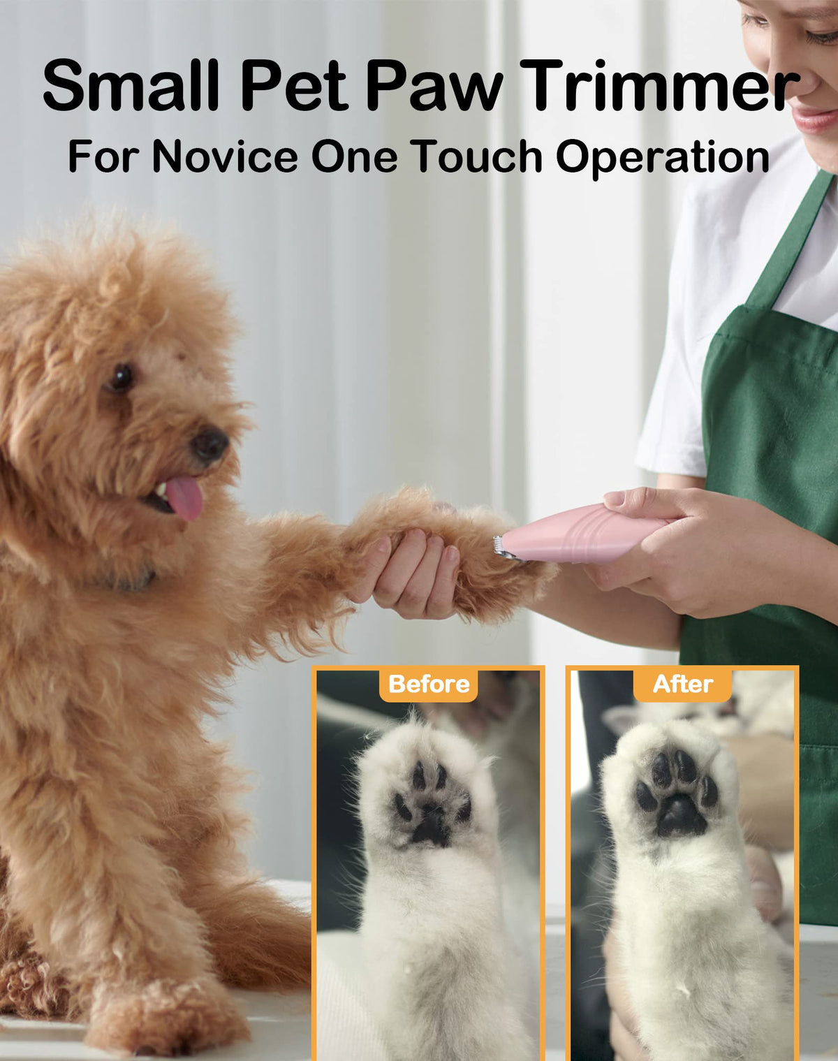 Best Quality Cordless Electric Paw Trimmer for Safe Pet Grooming