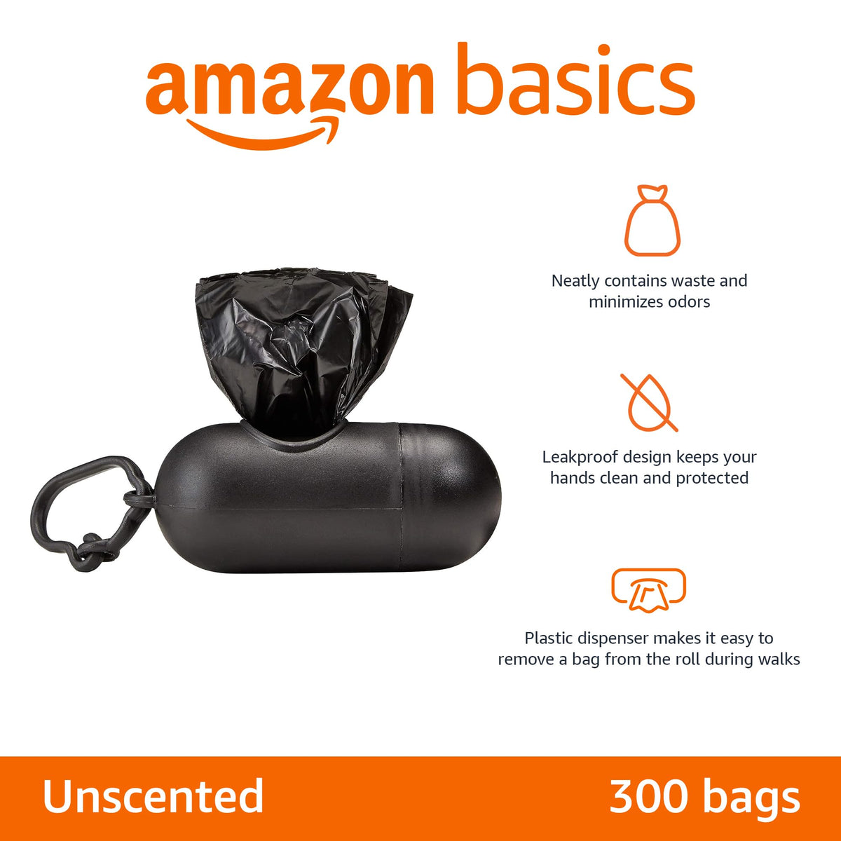 Premium Quality Leakproof Pet Waste Bags with Dispenser for Easy Cleanups