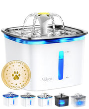 Veken Innovation Award Winner 95oz/2.8L Pet Fountain