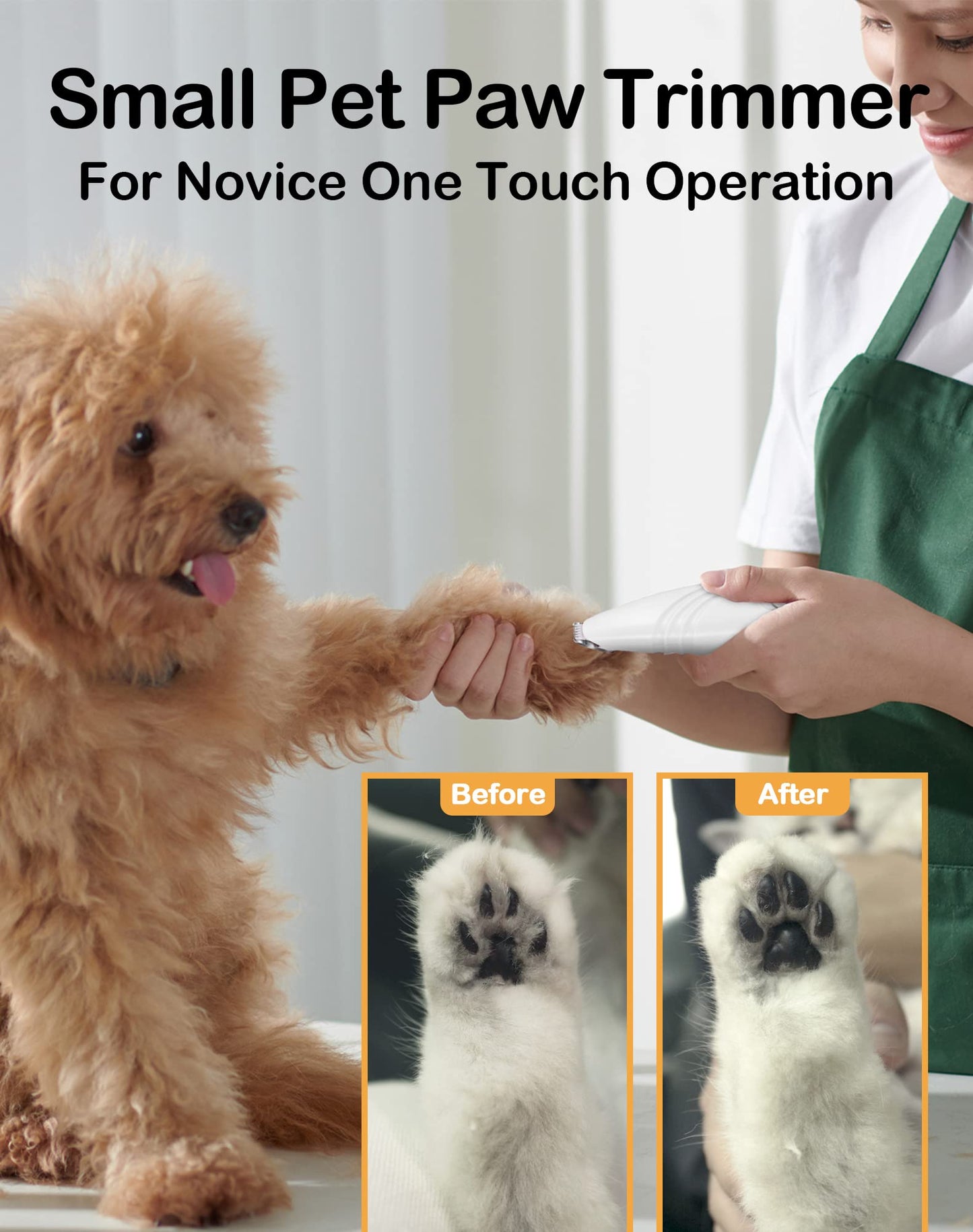 Best Quality Cordless Electric Paw Trimmer for Safe Pet Grooming