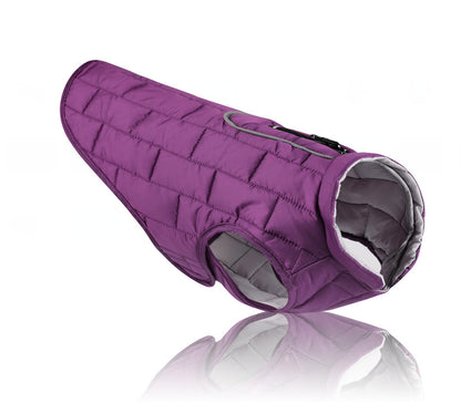 Autumn And Winter Pet Clothes Double Color Checker