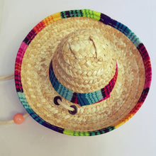 Woven Mini Pet Dog Straw Hat