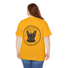 Frenchie Society T-Shirt — Yellow & Pink Dog Lover Tee