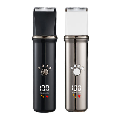 Electric Pet Shaver 4-in-1 Set Digital Display Washing Scissors