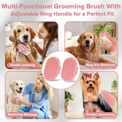 Premium Quality 6PCS Pet Grooming Kit with Pet Gloves for Grooming Dogs, Cats and Horses