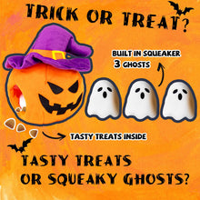 Squeaky Plush Lilfrd Halloween Pumpkin & Ghosts Toys