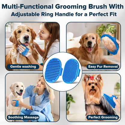 Premium Quality 6PCS Pet Grooming Kit with Pet Gloves for Grooming Dogs, Cats and Horses