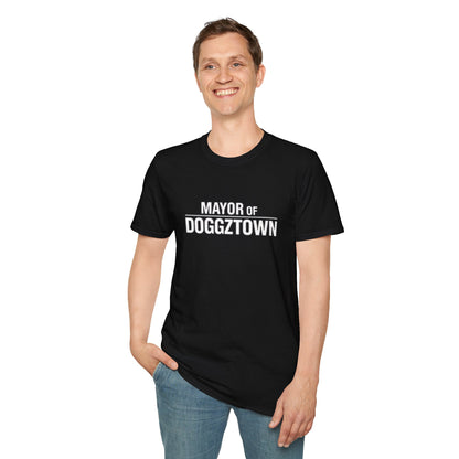 Mayor of Doggztown Funny Dog Lover Tee
