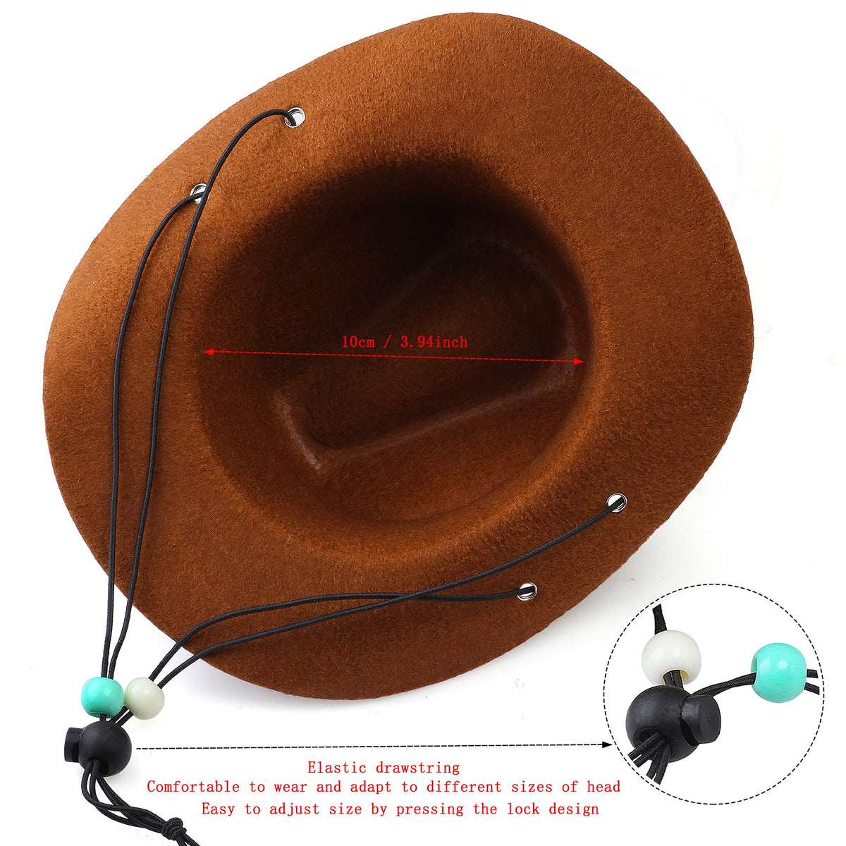 Durable and Lightweight Printed Head Bandana Cowboy Outfit for Dogs
